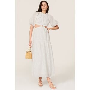 Significant Other Skyler Maxi Dress in White. Size 6